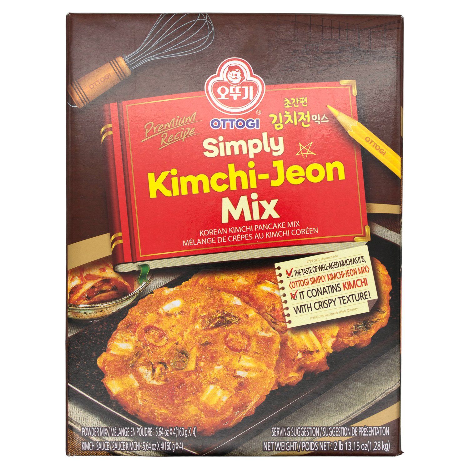 Ottogi Simply Kimchi-Jeon Mix Ottogi Original 5.64 Oz-4 Count 