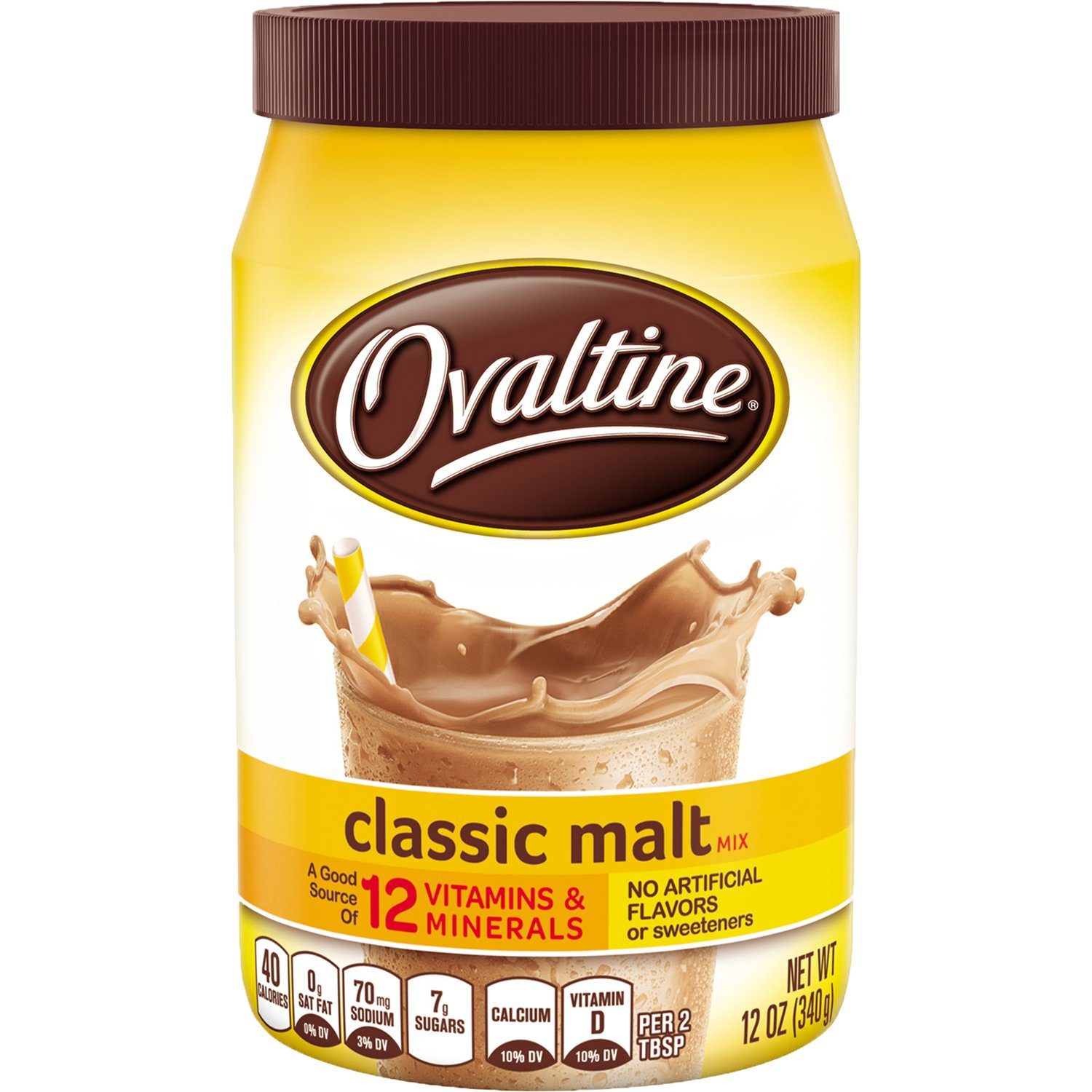 Ovaltine Drink Mix Ovaltine Classic Malt 12 Ounce 