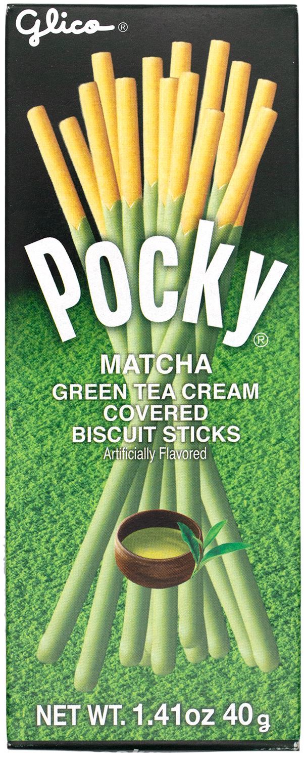 Pocky Cream Covered Biscuit Sticks 1.41 Ounce Glico Matcha 1.41 Ounce 