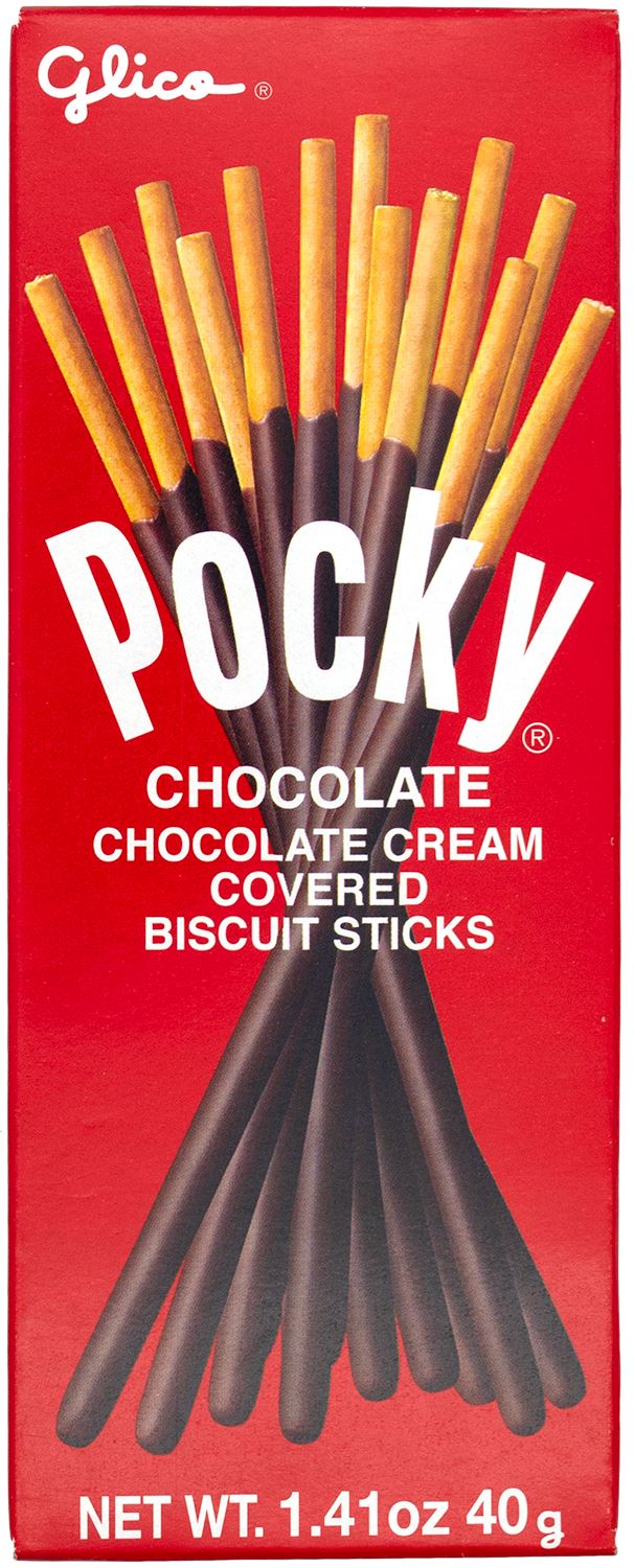 Pocky Cream Covered Biscuit Sticks Glico Chocolate 1.41 Ounce 