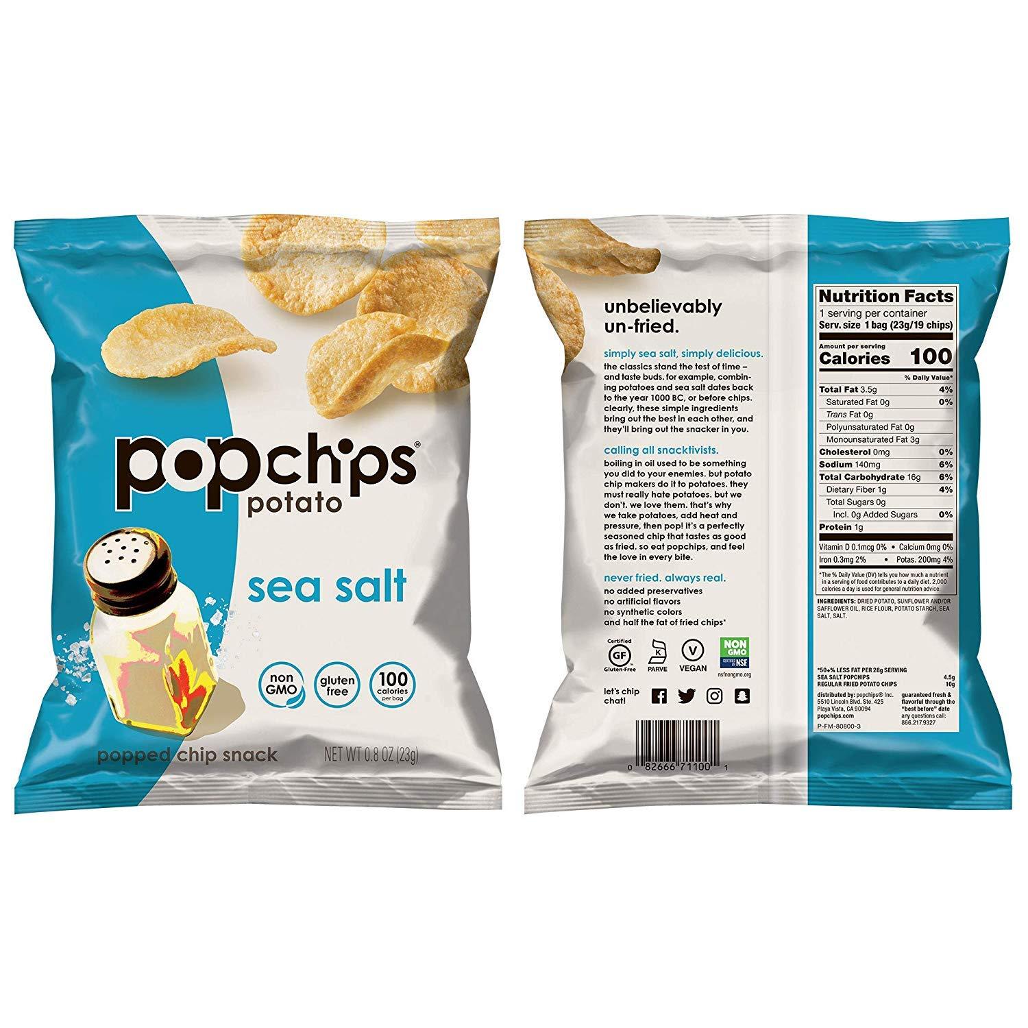 Popchips Potato Chips Popchips 