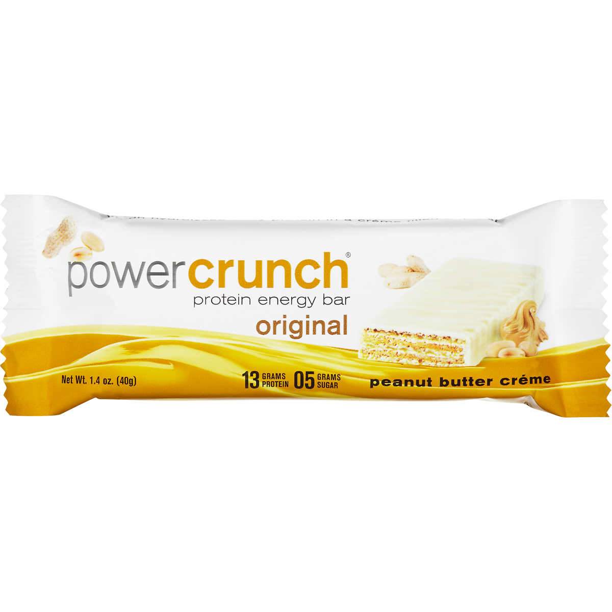 Power Crunch Protein Bars Power Crunch Peanut Butter Creme 1.4 Ounce 