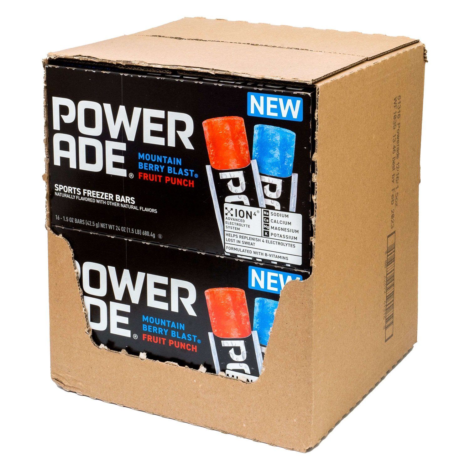 Powerade Sport Freezer Bars Powerade Original 24 Oz-12 Count 