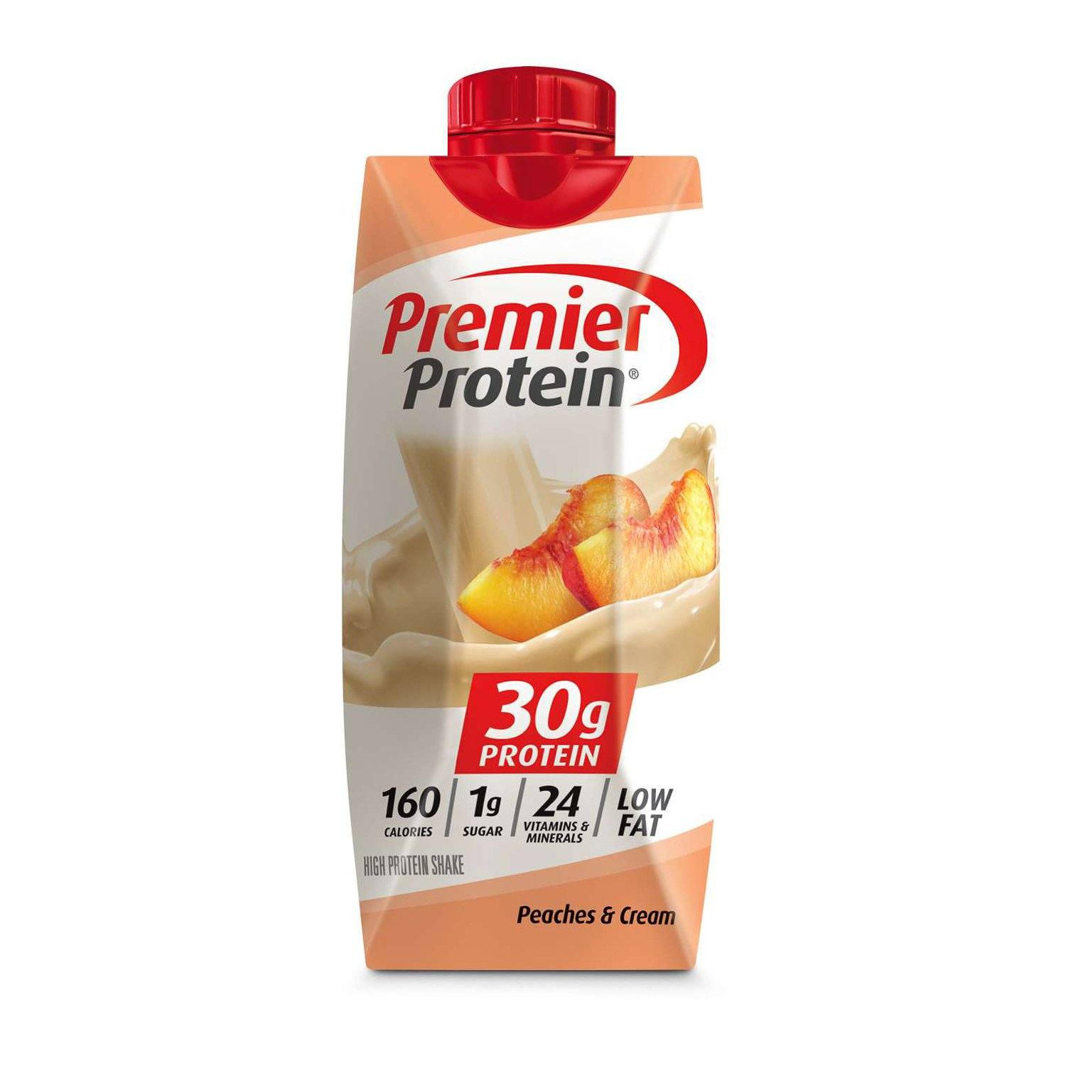 Premier Protein Shake Premier Protein Peaches & Cream 11 Fluid Ounce 