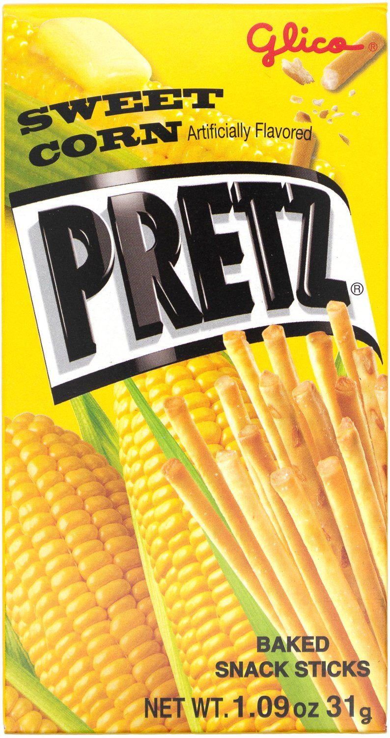 Pretz Biscuit Sticks Glico Sweet Corn 1.09 Ounce 