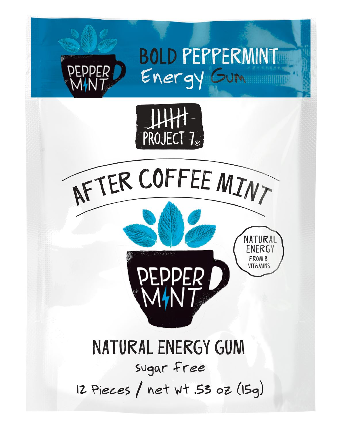 Project 7 Gourmet Gum Sugar Free Project 7 After Coffee Mint - Discontinued 0.53 Ounce 