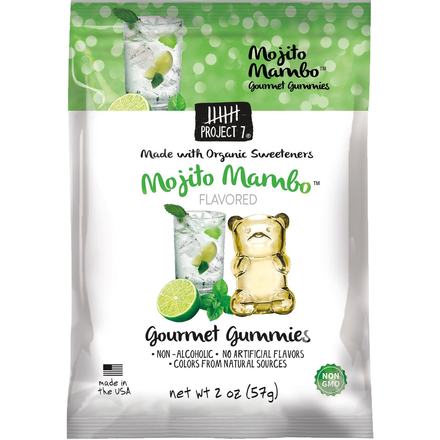 Project 7 Gourmet Gummies Project 7 Mojito Mambo 2 Ounce 