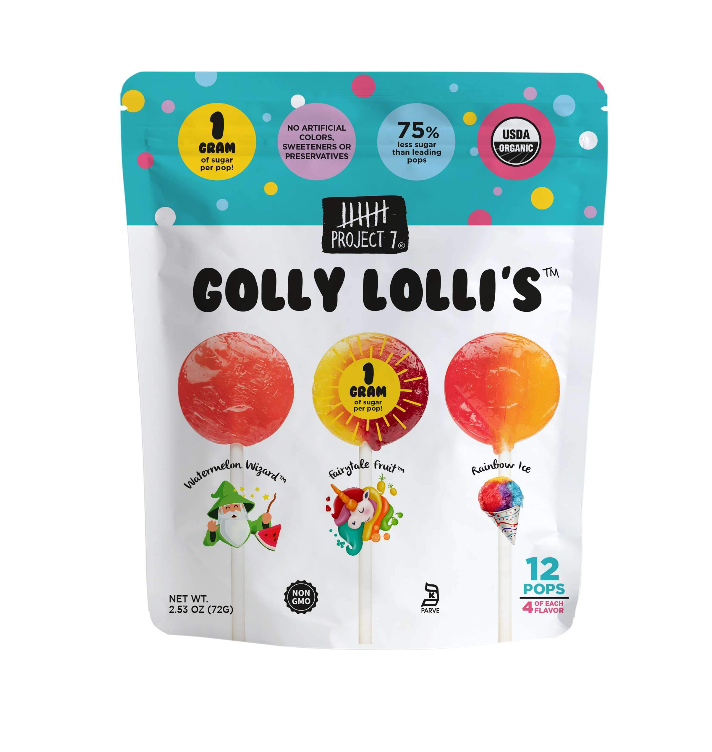 Project 7 Lolli's Lollipops Project 7 Golly Lolli's 2.53 Ounce 