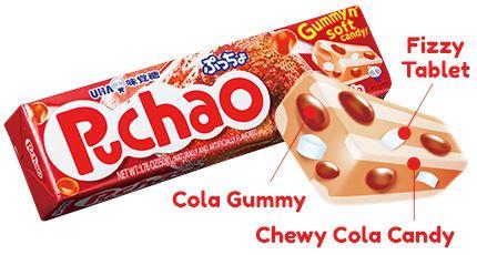 Puchao Gummy n' Soft Candy 1.76 Ounce Puchao Cola 1.76 Ounce 
