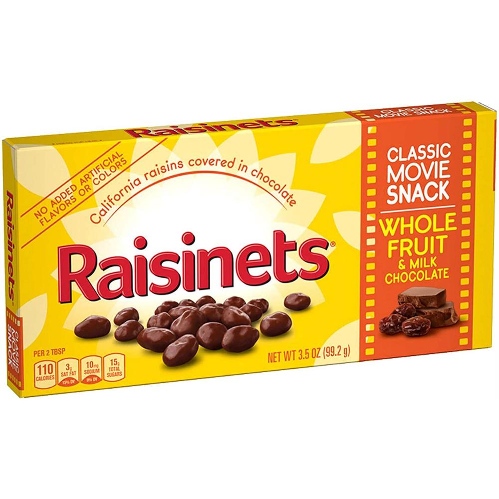Raisinets Chocolate Covered Raisins Meltable Raisinets Milk Chocolate 3.1 Ounce 