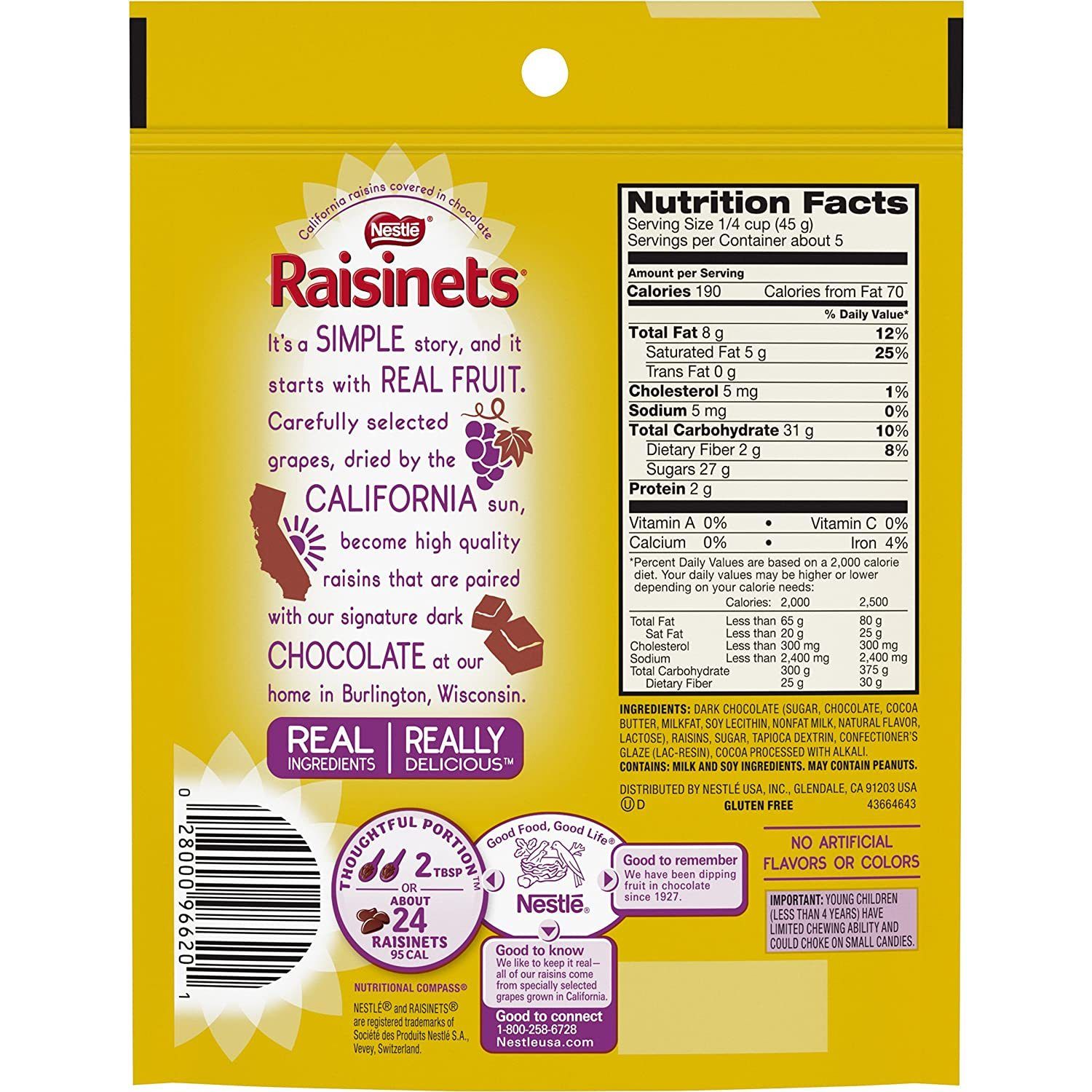 Rainsnets Raisinets Chocolate Covered Raisins — Snackathon Foods