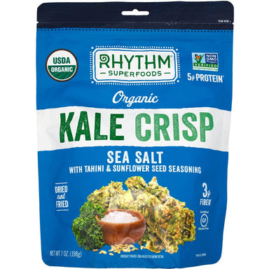 Rhythm Organic Kale Chips Rhythm Superfoods Sea Salt 7 Ounce 