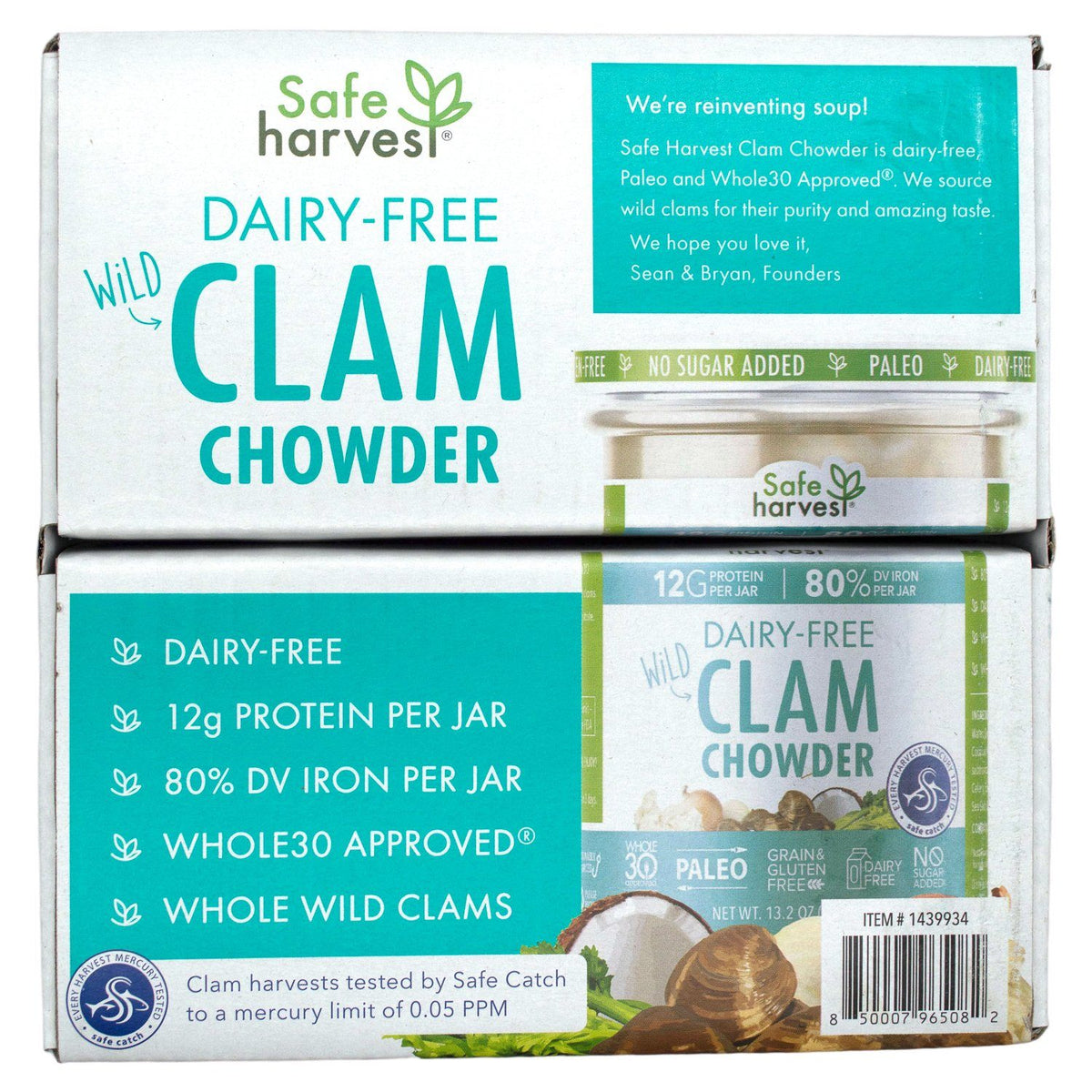 Safe Harvest Clam Chowder — Snackathon Foods