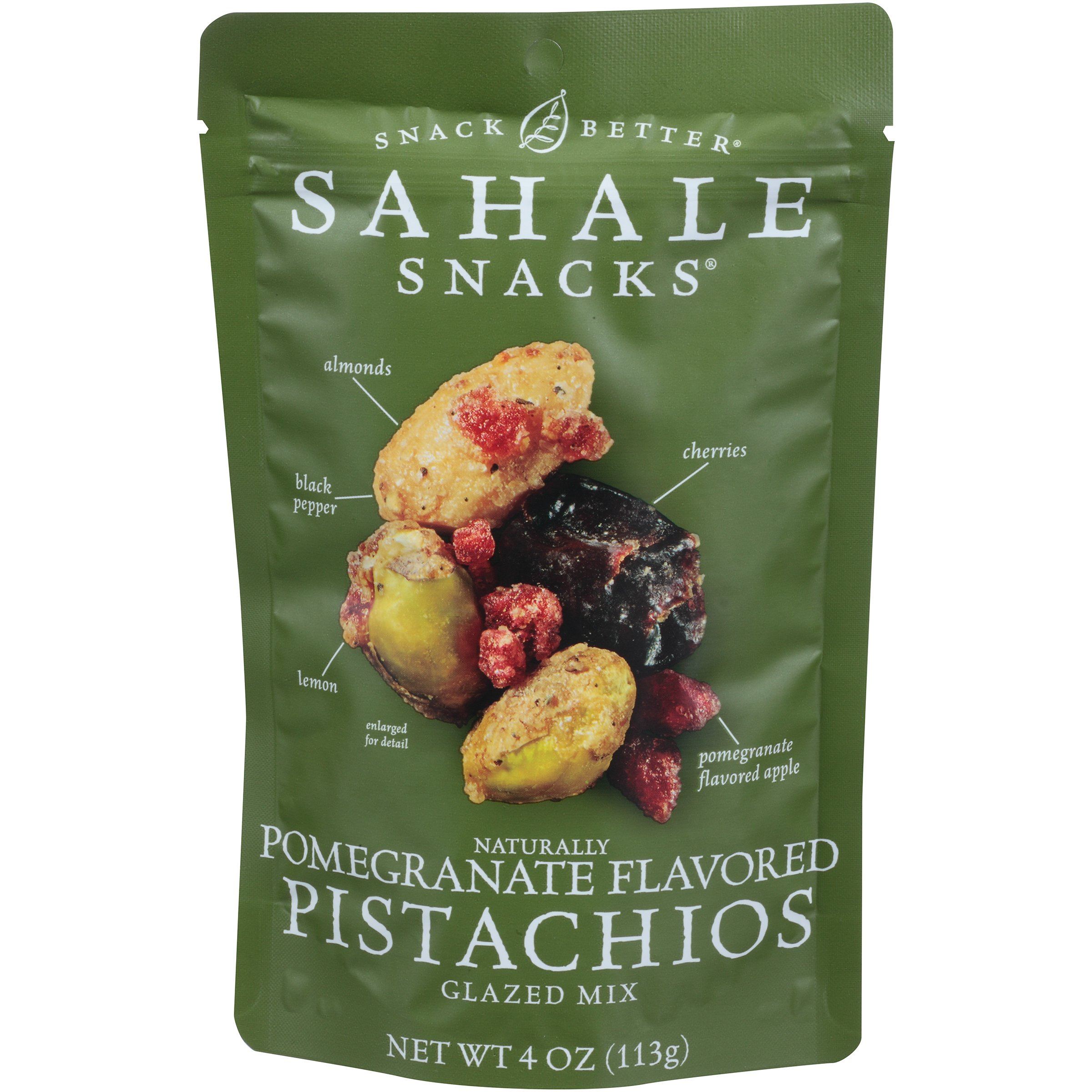 Sahale Snacks Glazed Mixes Sahale Snacks Pomegranate Flavored Pistachio 4 Ounce 