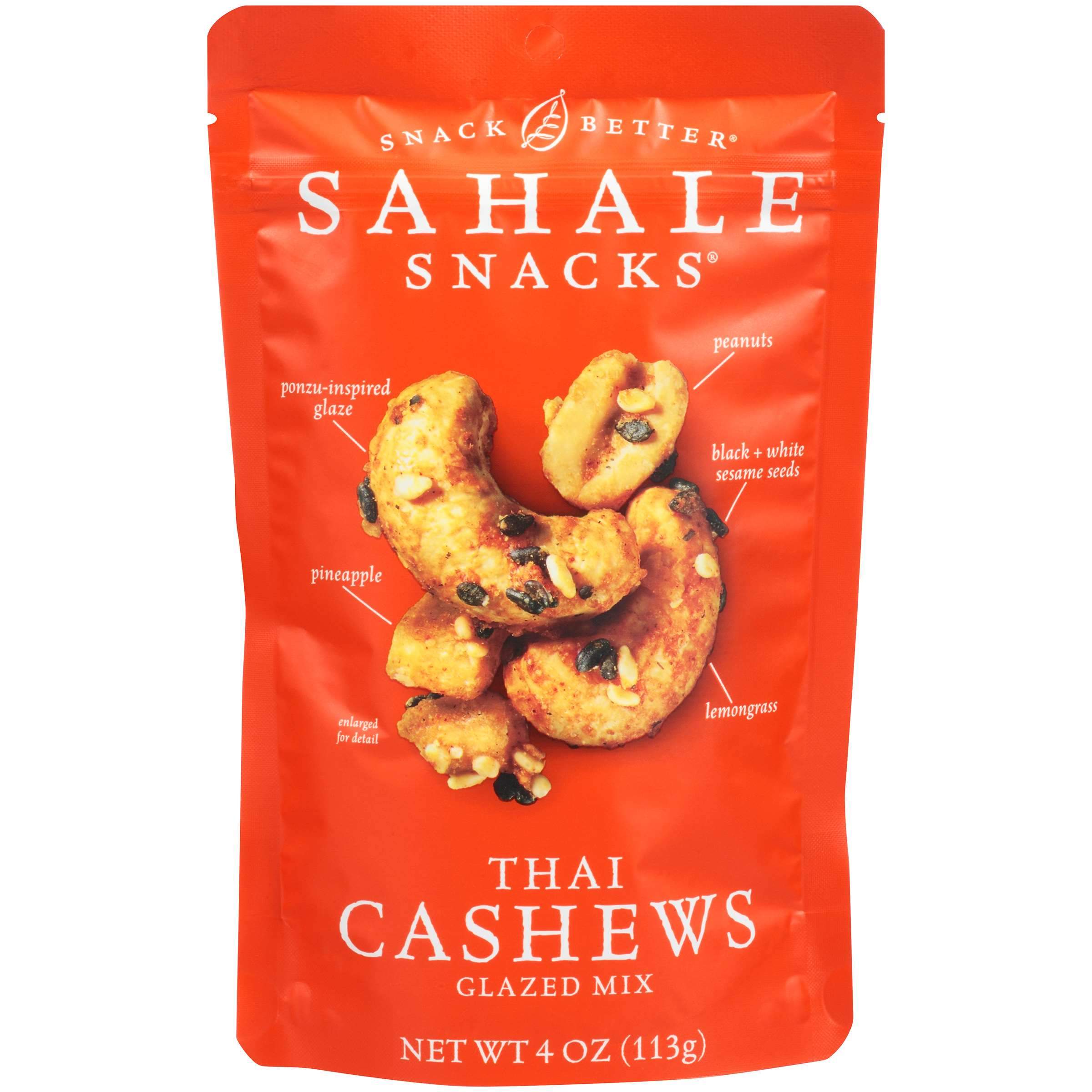 Sahale Snacks Glazed Mixes Sahale Snacks Thai Cashews 4 Ounce 