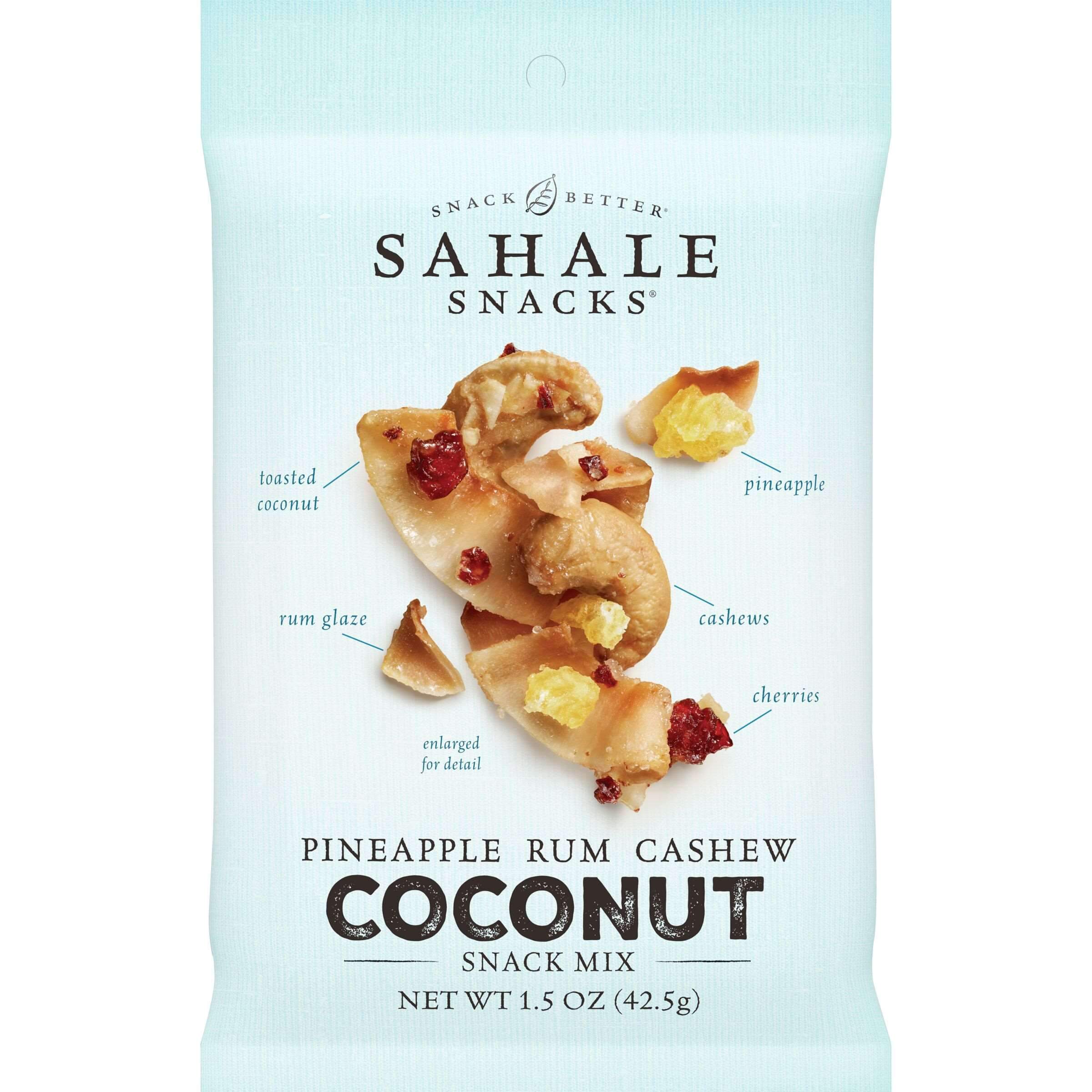 Sahale Snacks Snack Mixes Sahale Snacks Pineapple Rum Cashew Coconut 1.5 Ounce 