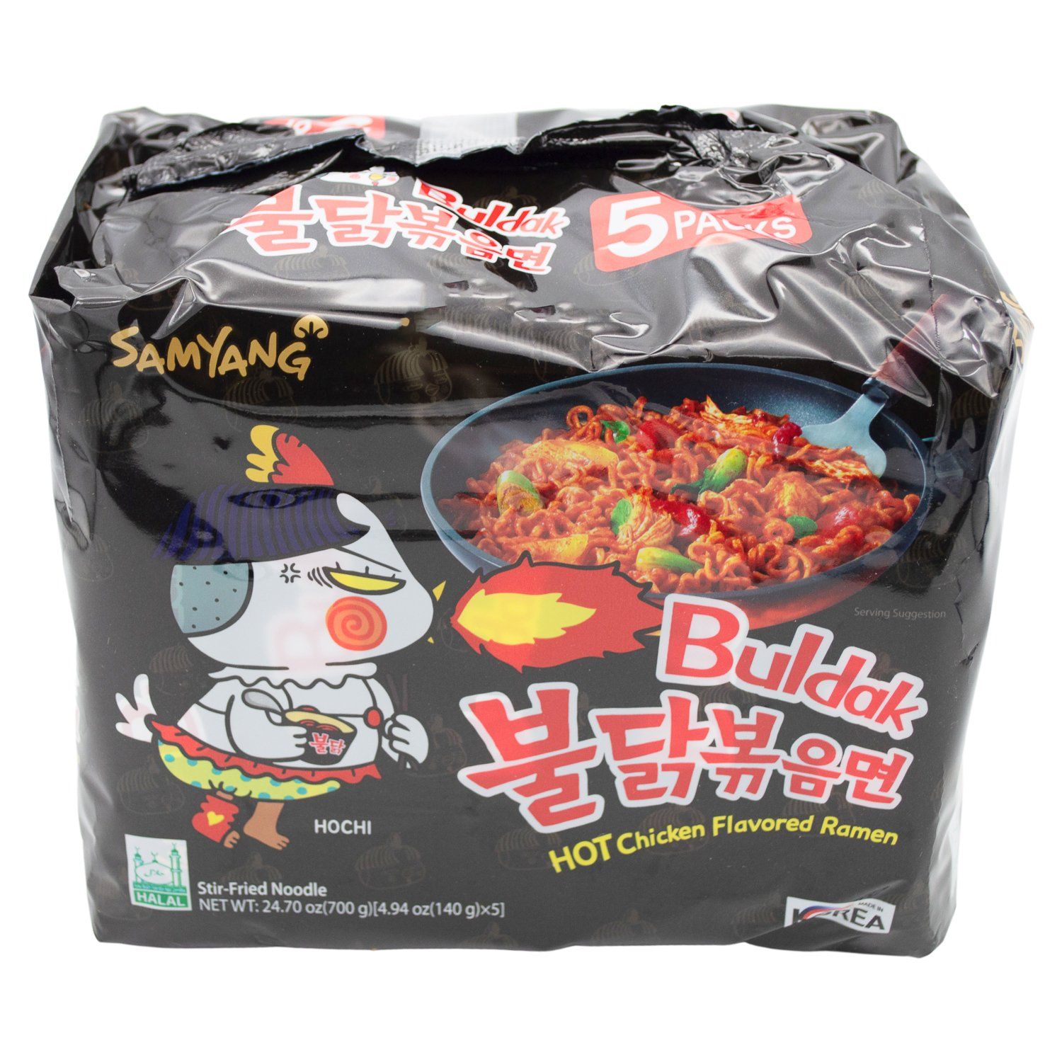Samyang Buldak Spicy Noodle Samyang Chicken 4.94 Oz-5 Count 