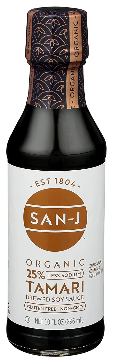 San-J Soy Sauce San-J Organic Reduced Sodium Tamari 10 Fluid Ounce 