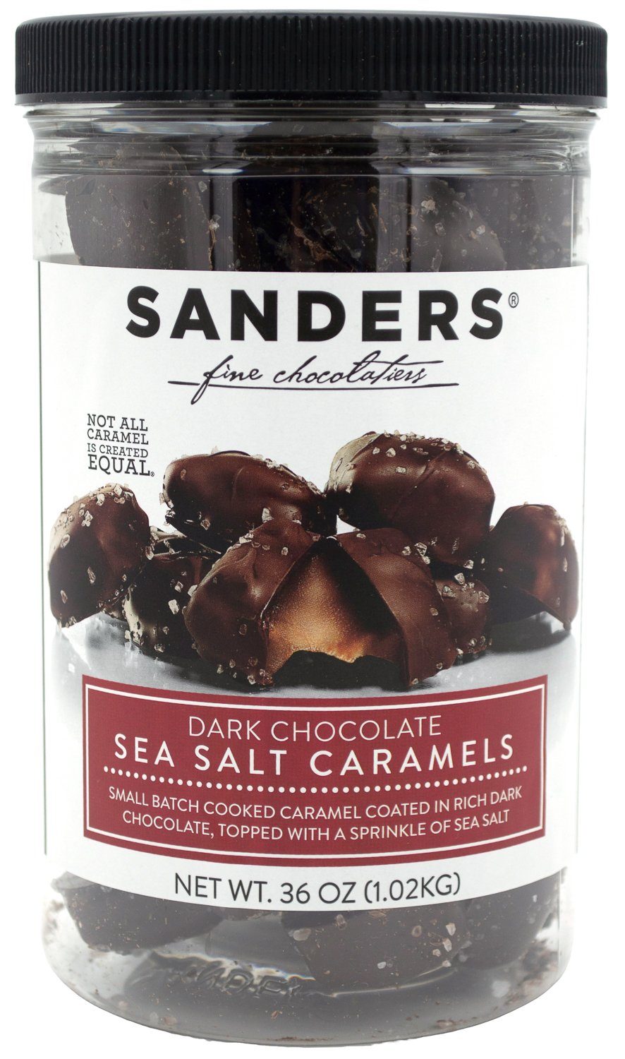 Sanders Sea Salt Caramels Sanders Dark Chocolate 36 Ounce 