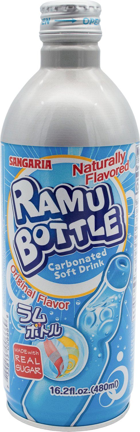 Sangaria Ramuné, Premium Carbonated Soft Drink Sangaria Original 16.2 Fl Oz 