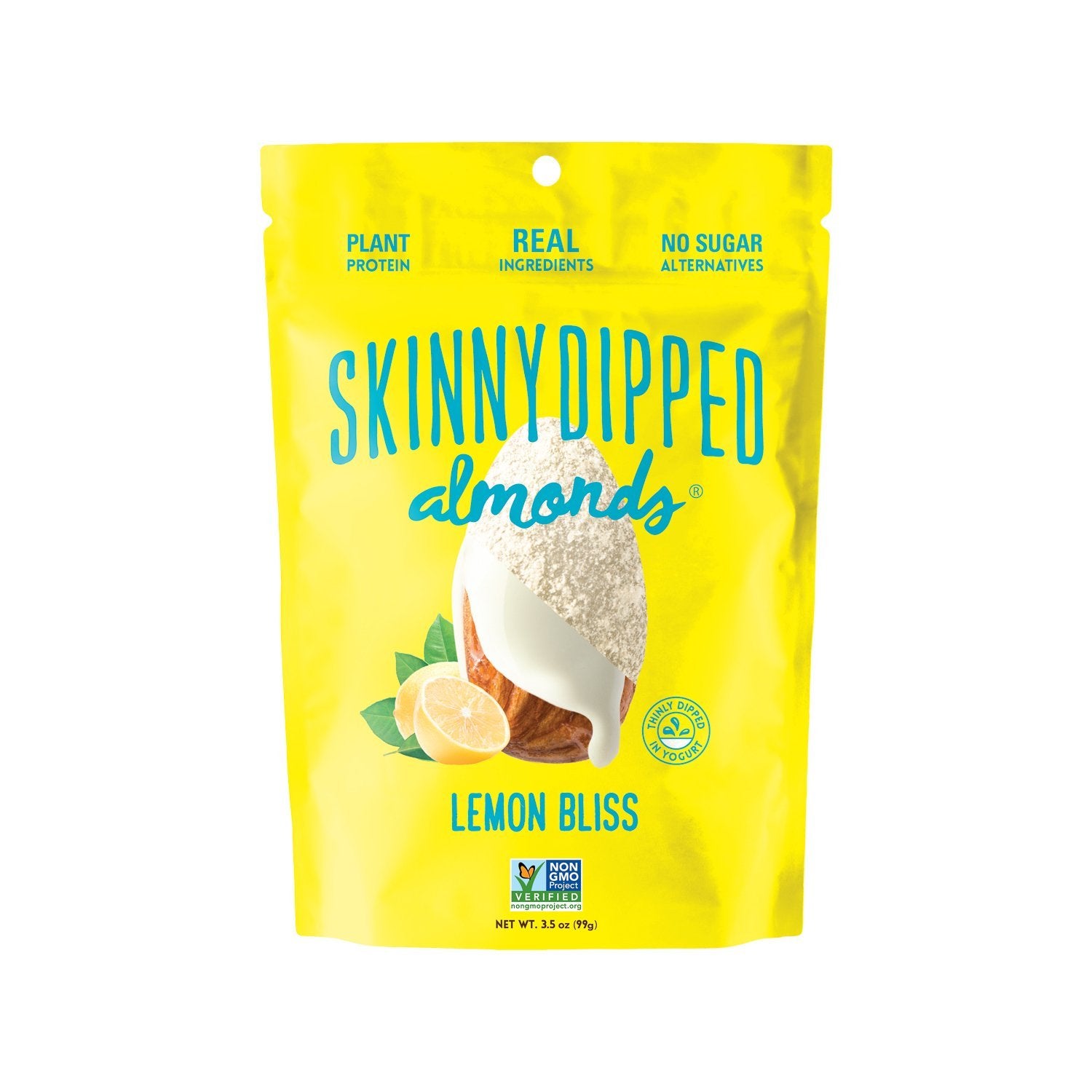 Skinny Dipped Nuts Covered Meltable Skinny Dipped Almonds - Lemon Bliss 3.5 Ounce 