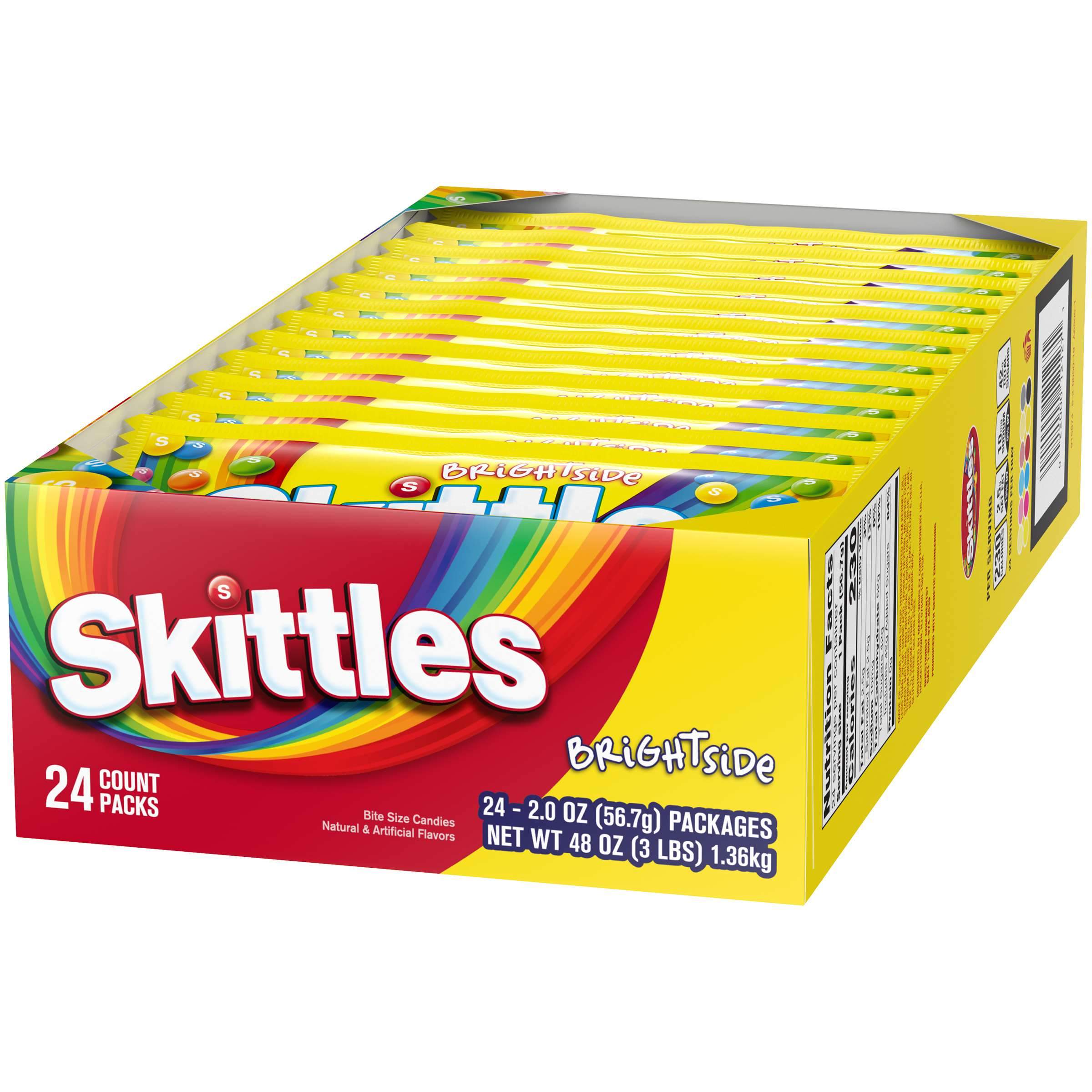 Skittles Candy Skittles Brightside 2 OZ-24 Count 