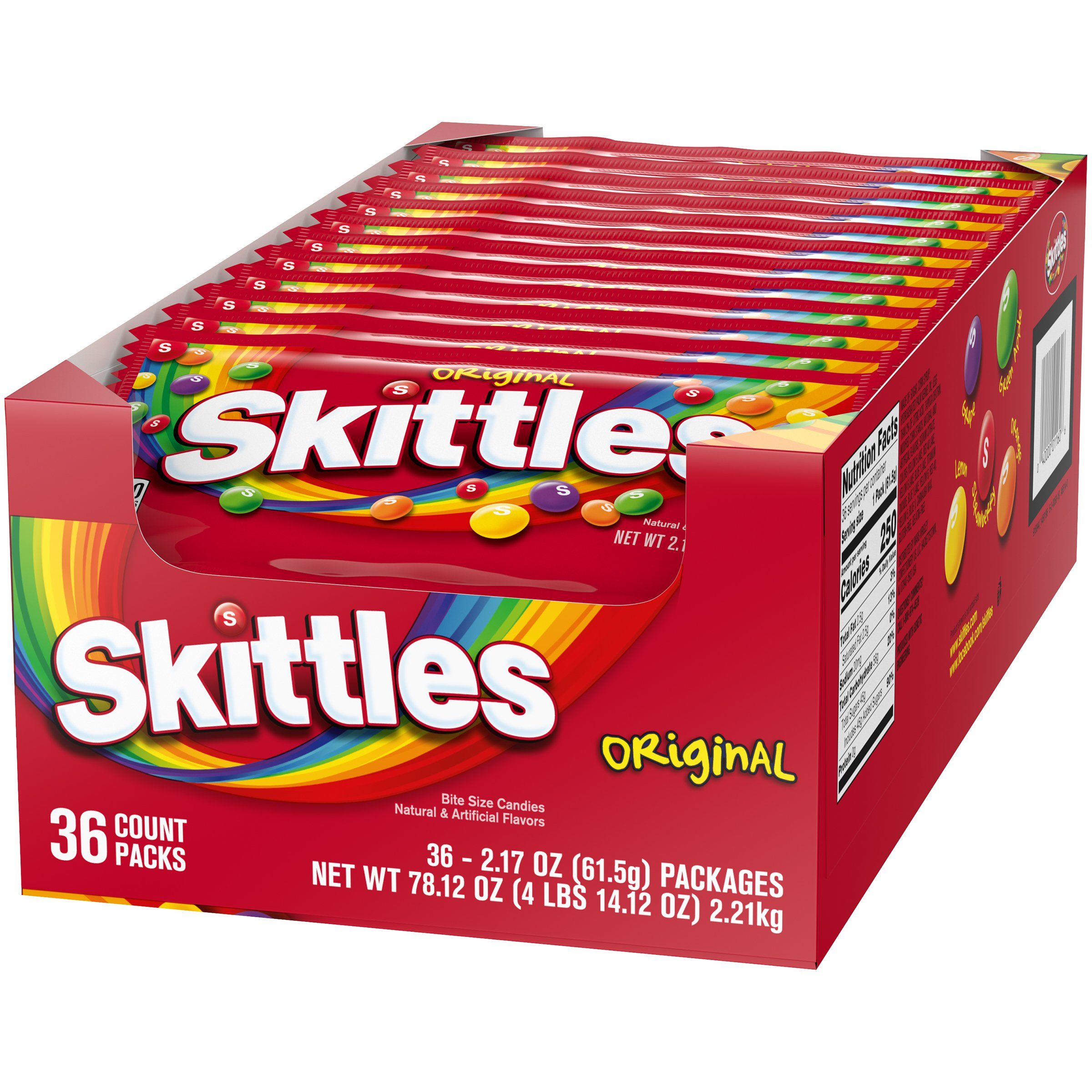 Skittles Candy Skittles Original 2.17 OZ-36 Count 