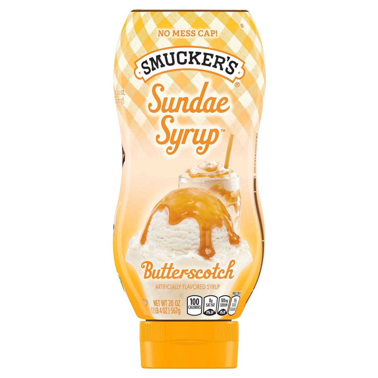 Smucker's Sundae Syrup Smucker's Butterscotch 20 Ounce 