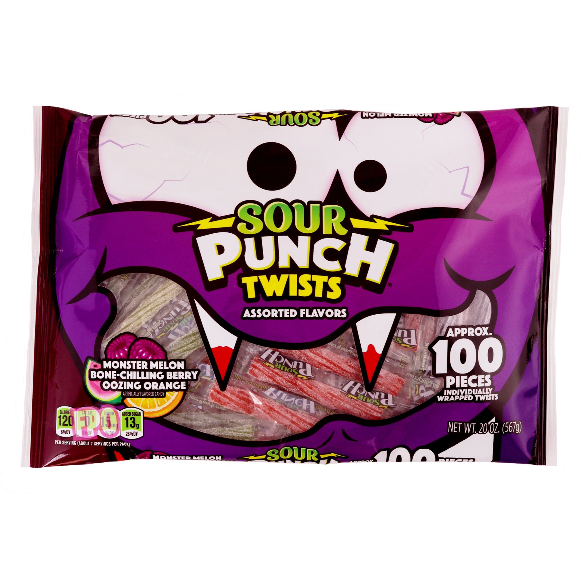 Sour Punch Candies Sour Punch Twists 20 Ounce 
