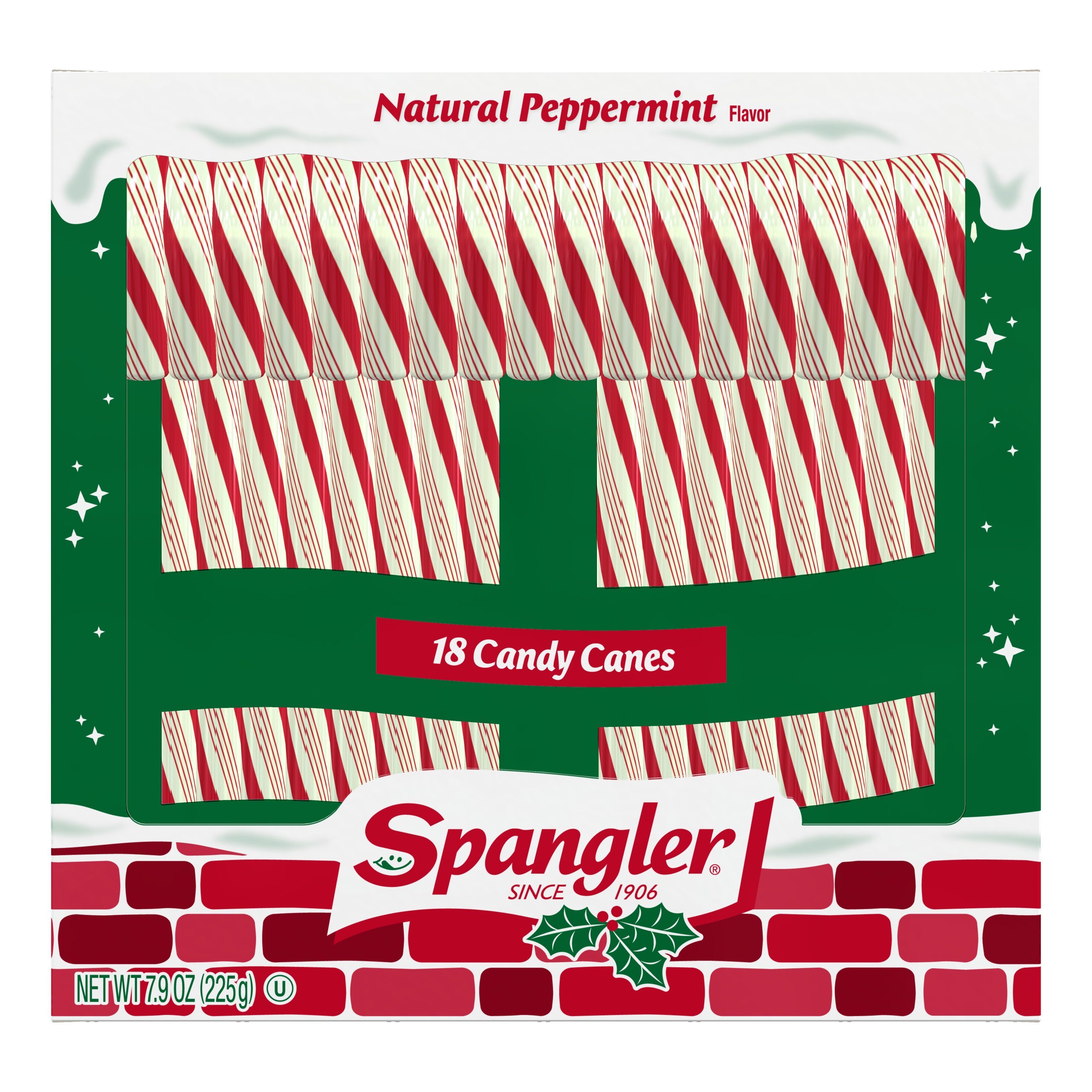 Spangler Candy Canes Spangler Peppermint 18 Ct-7.9 Ounce 