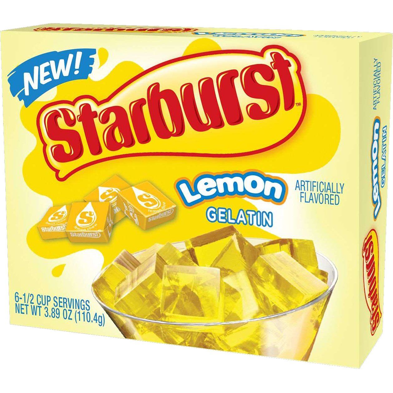 Starburst Gelatin Mix Starburst Lemon 3.89 Ounce 