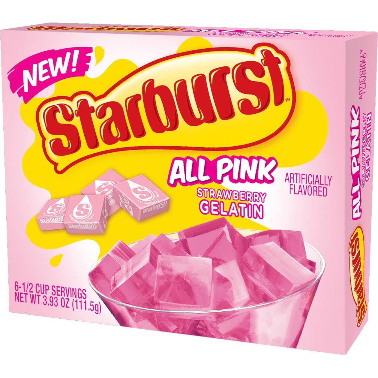 Starburst Gelatin Mix Starburst Strawberry 3.93 Ounce 