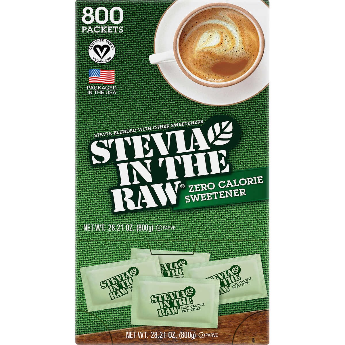 Stevia in the Raw Zero Calorie Sweetener Portion Packets Stevia in the Raw Packets 800 Count 