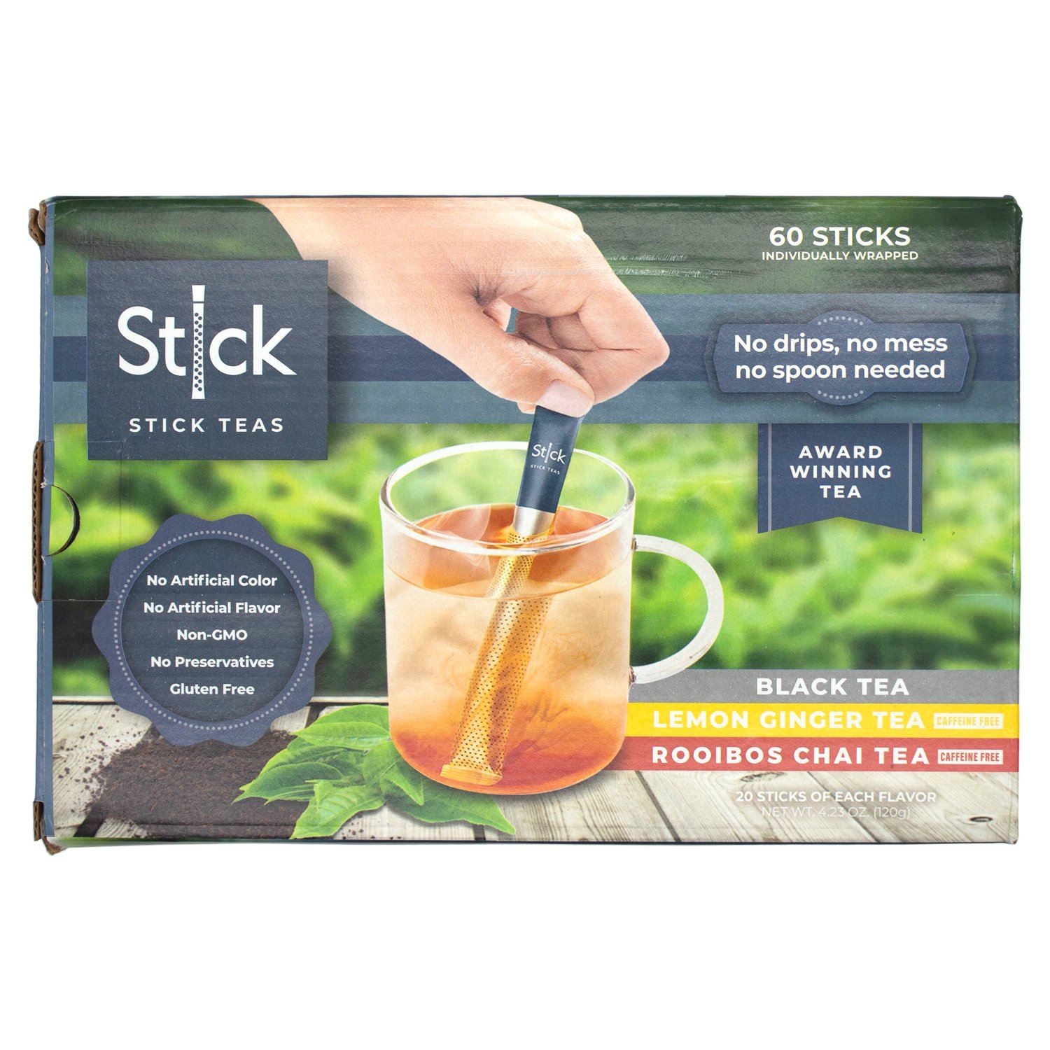 Non Stic Tea Stick Teas — Snackathon Foods