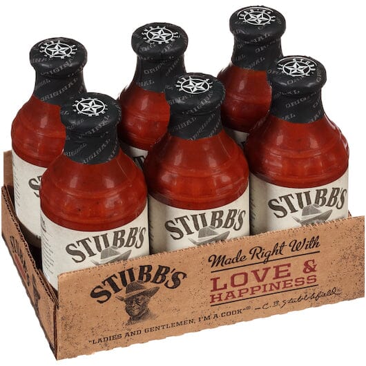 Stubb's BBQ Sauce Stubb's Original 18 Ounce-6 Count 