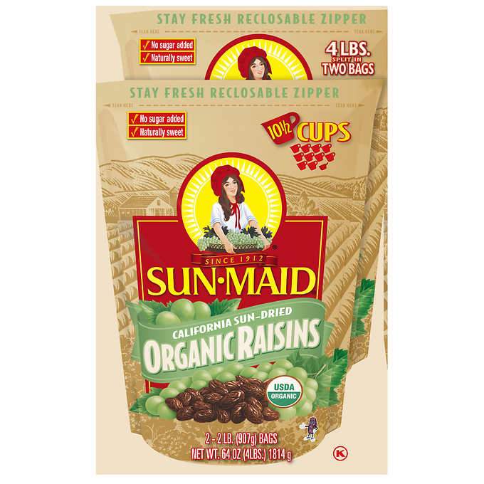Sun-Maid Raisins Sun-Maid Organic 64 Ounce 
