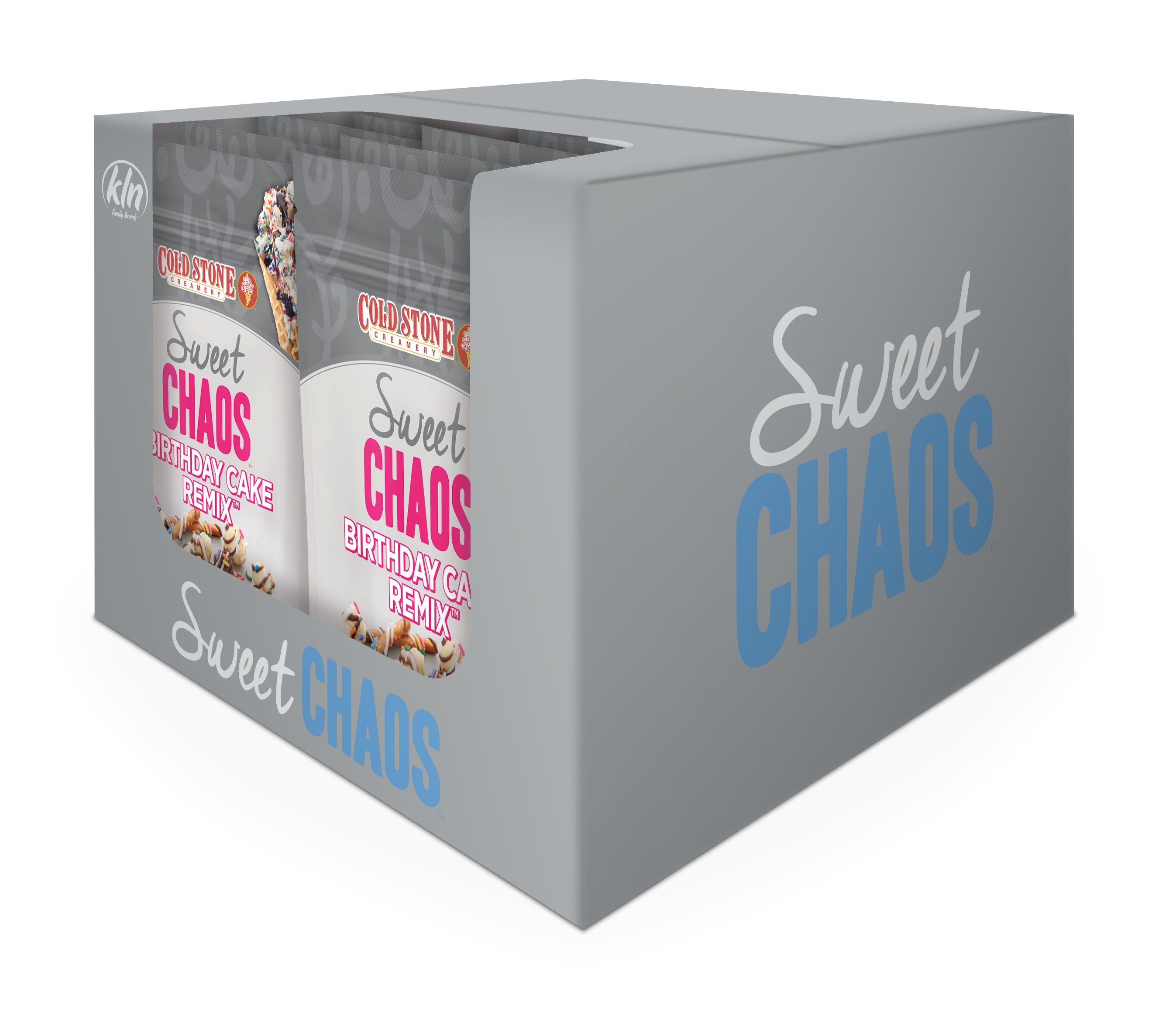 Sweet Chaos Drizzled Popcorns Sweet Chaos Birthday Cake 4 Oz-8 Count 