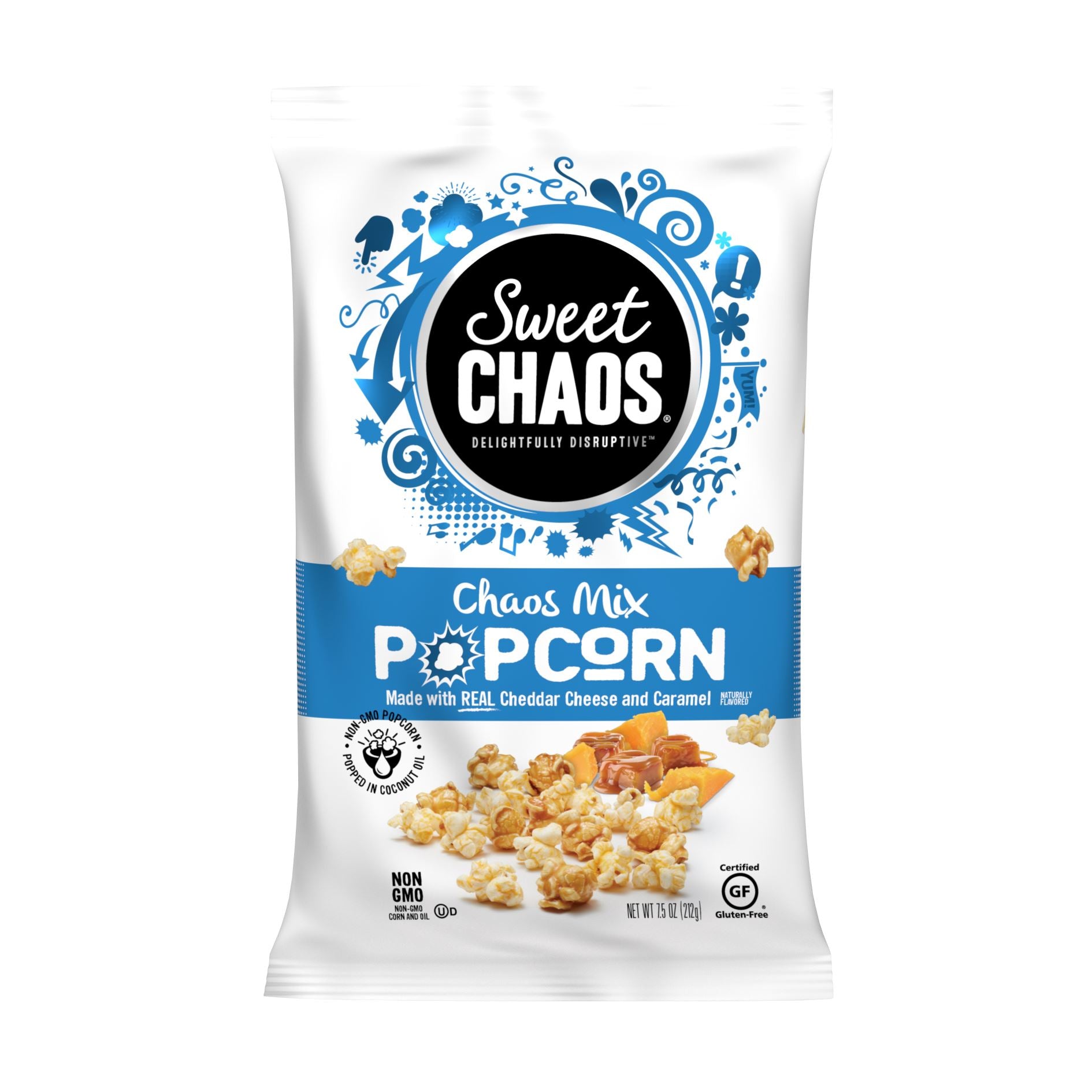 Sweet Chaos Drizzled Popcorns Sweet Chaos Chaos Mix 7.05 Ounce 