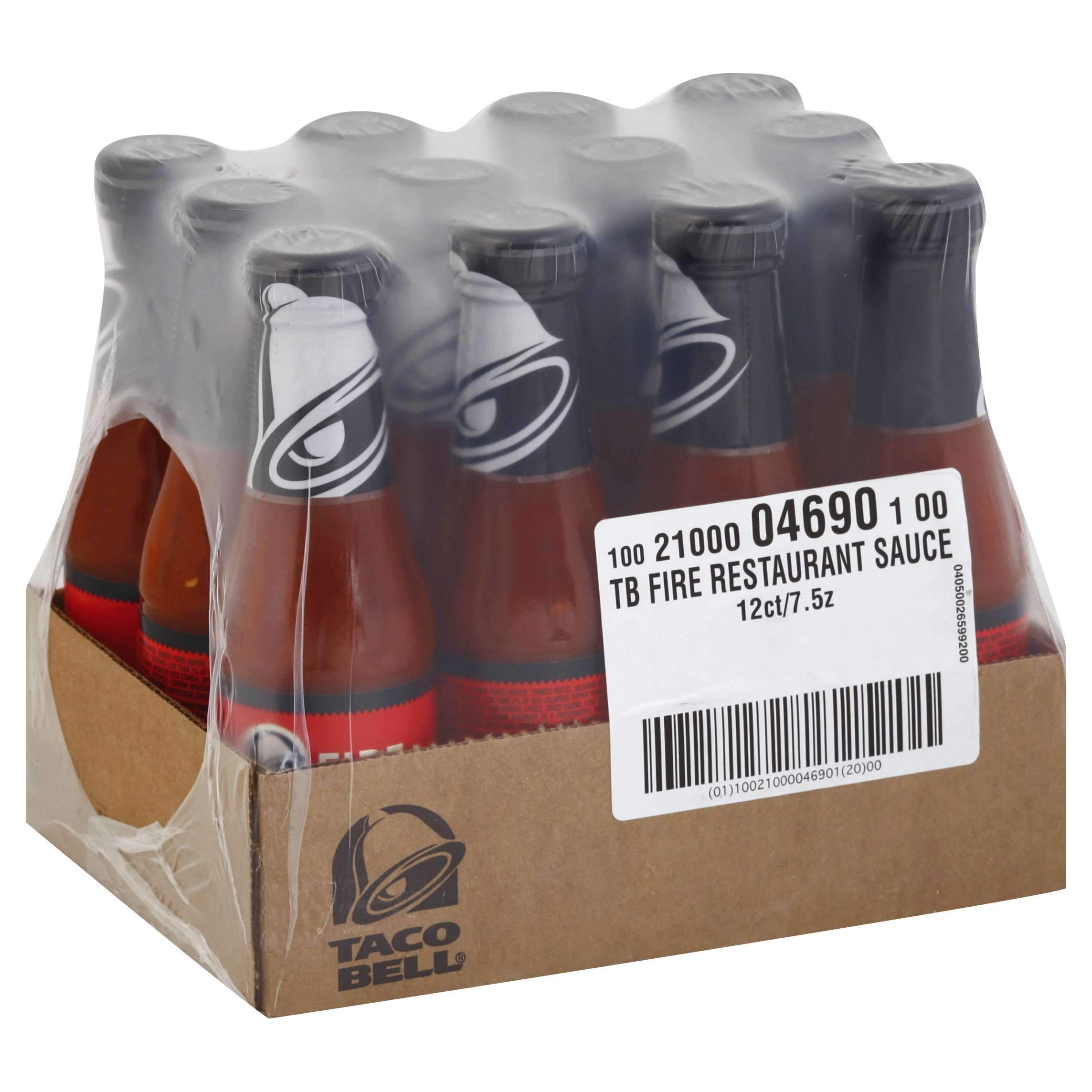 Taco Bell Sauce Taco Bell Fire Sauce 7.5 Oz-12 Count 