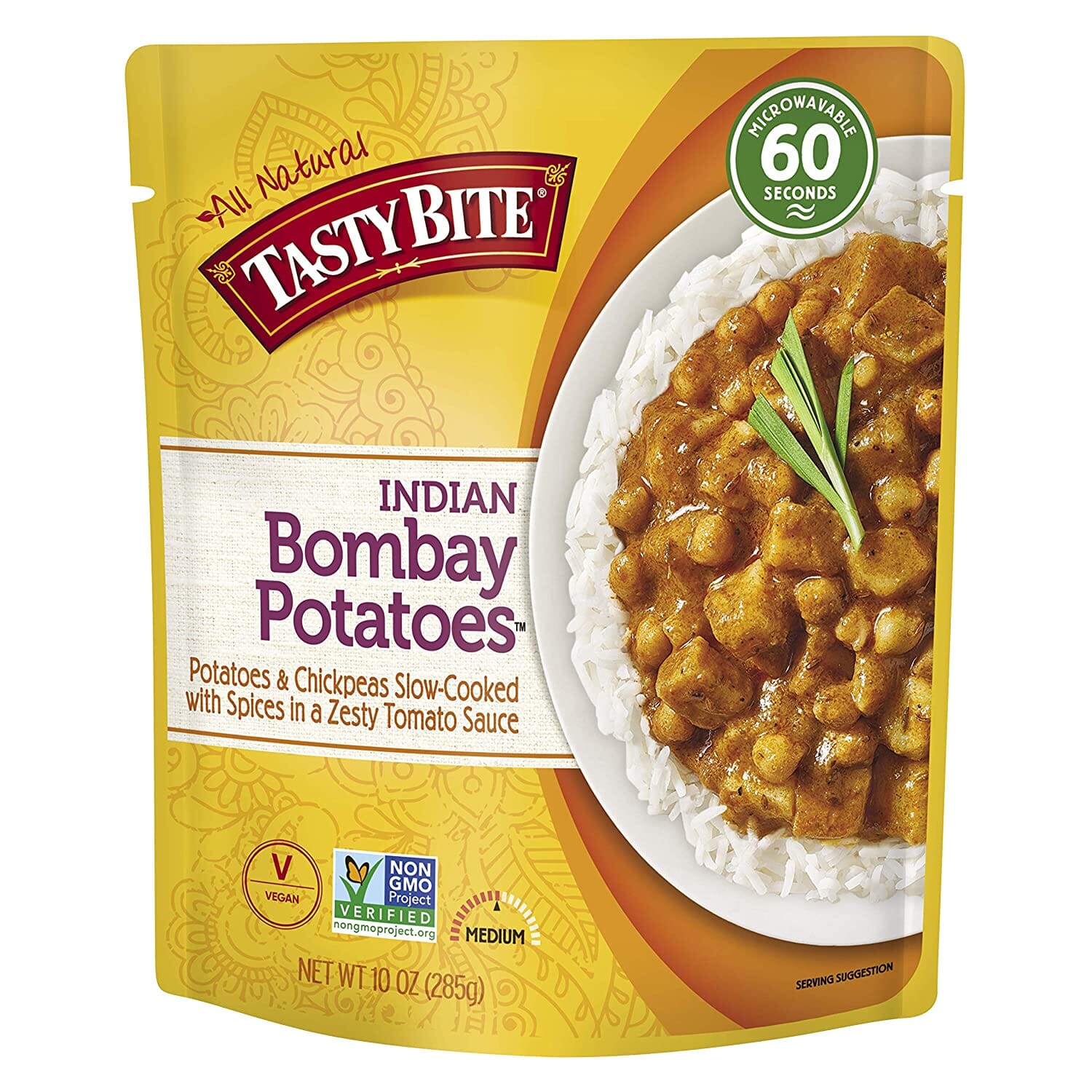 Tasty Bite Entrées Tasty Bite Bombay Potatoes 10 Ounce 