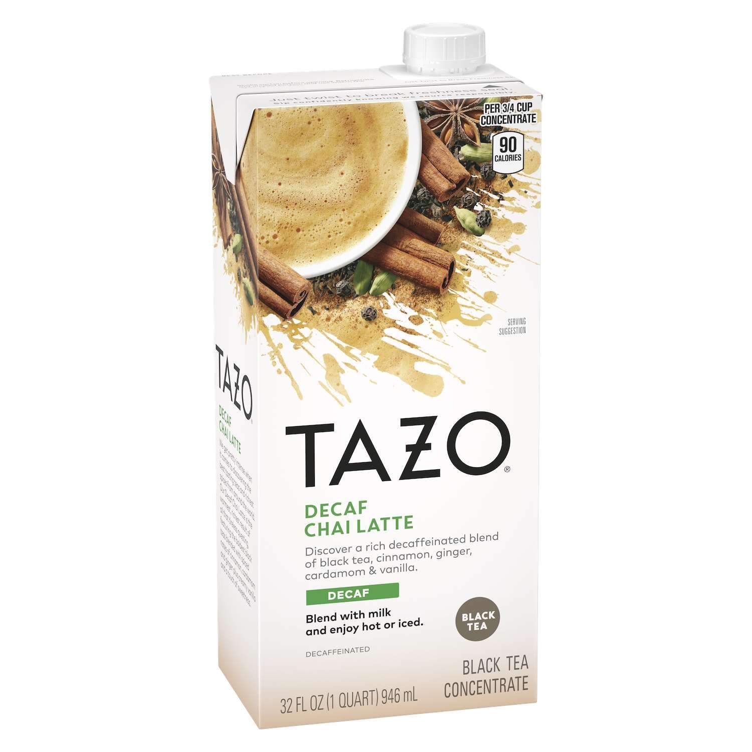 Tazo Latte Concentrate‎ Tazo Decaf Chai 32 Fluid ounce 