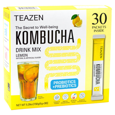 Teazen Kombucha Drink Mix Teazen Lemon 5g-30 Count 