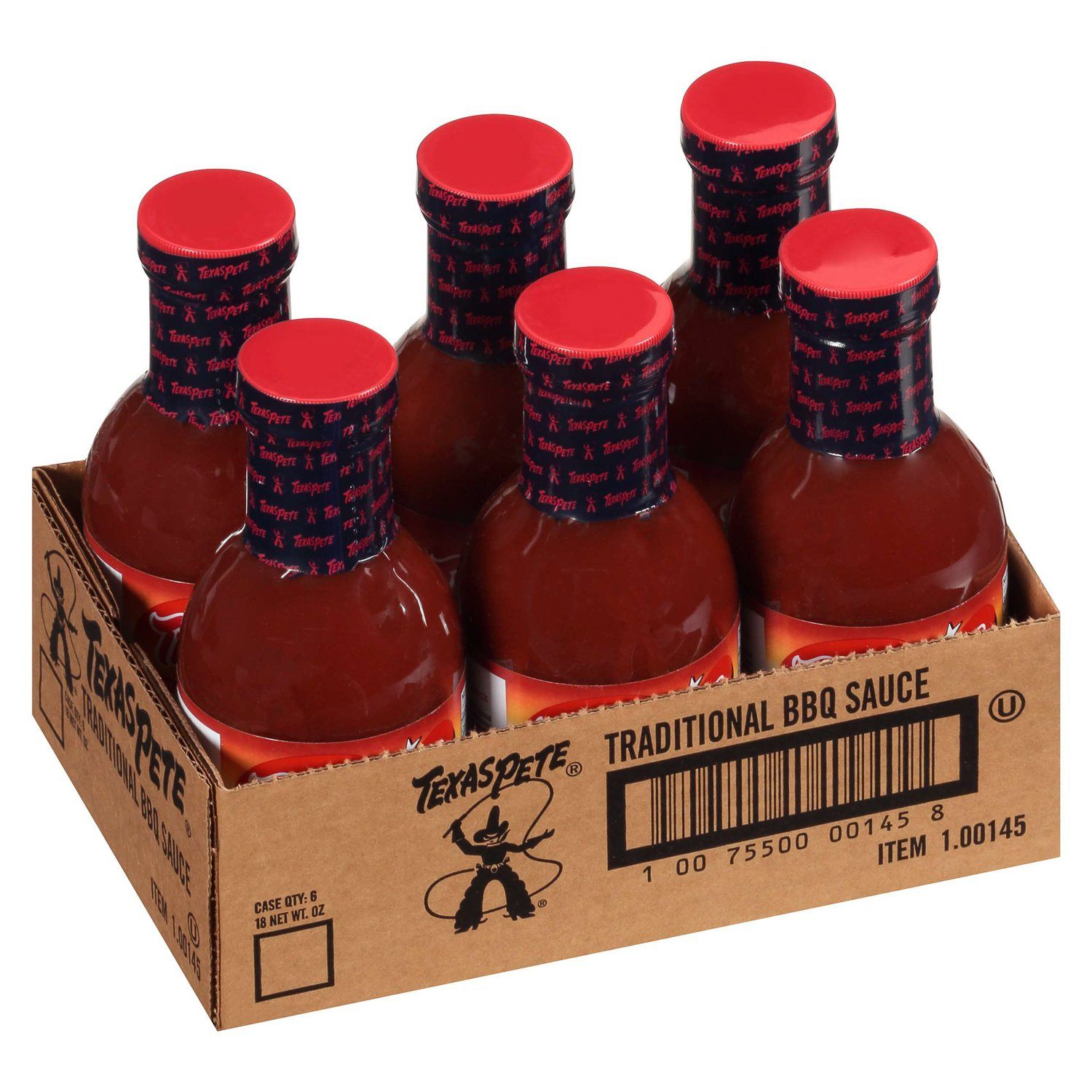 Texas Pete BBQ Sauce Texas Pete Traditional 16 Oz-6 Count 