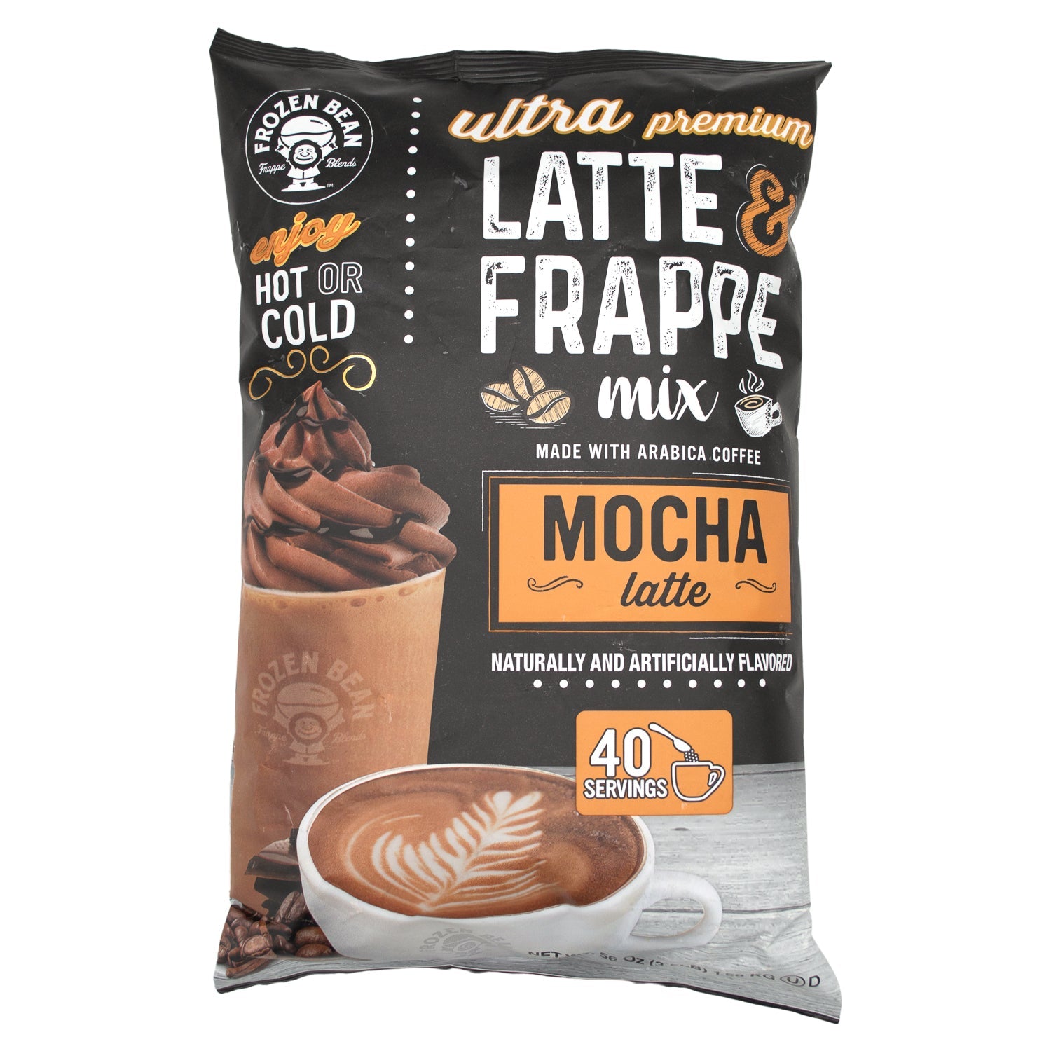 The Frozen Bean Latte Frappe Mix — Snackathon Foods