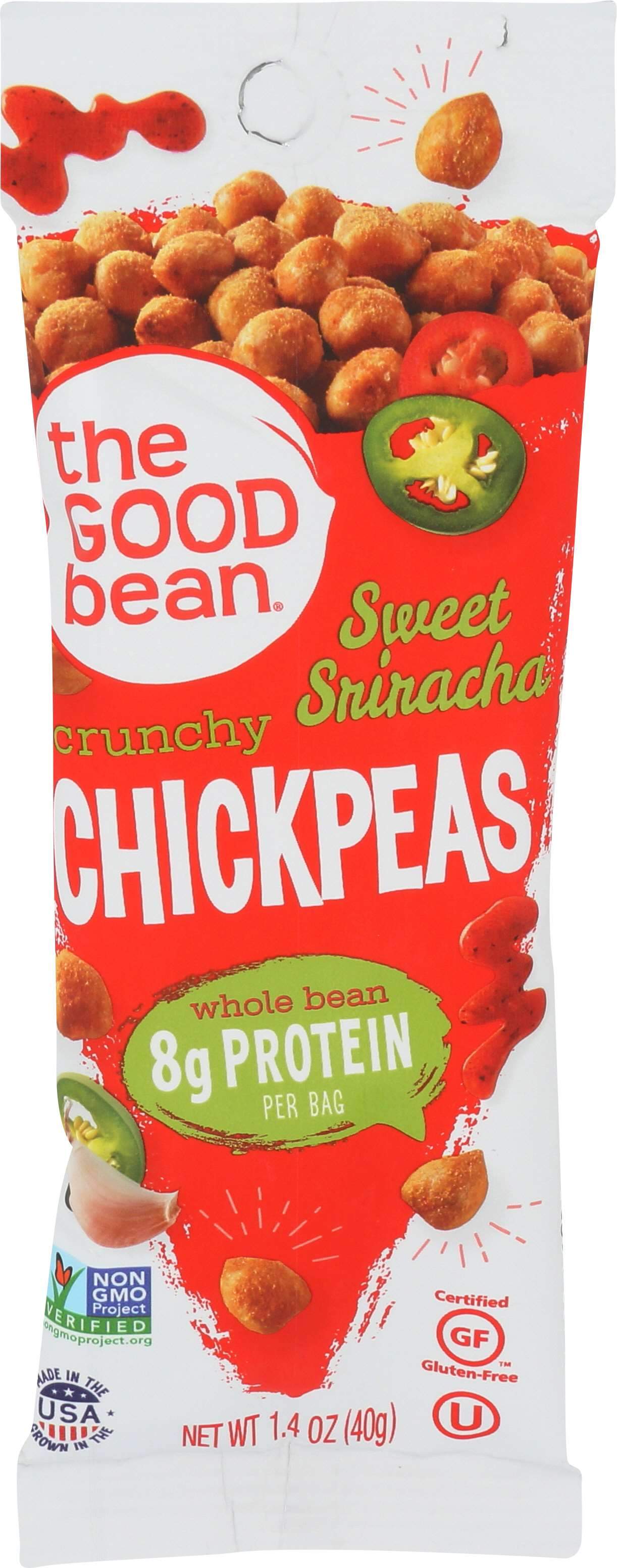 The Good Bean Chickpeas The Good Bean Sweet Sriracha 1.4 Ounce 