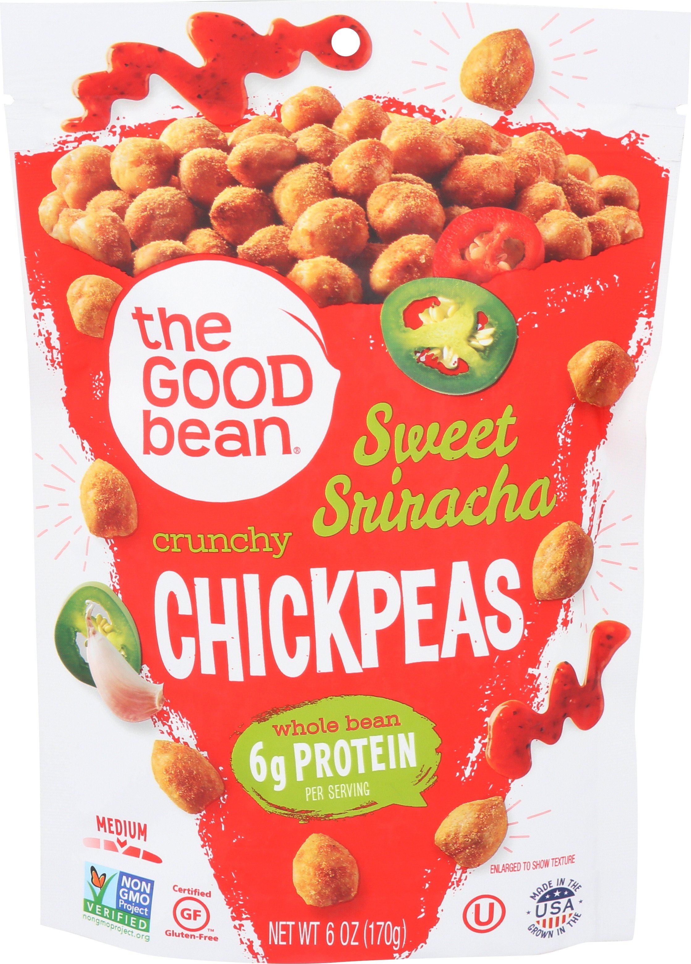 The Good Bean Chickpeas The Good Bean Sweet Sriracha 6 Ounce 