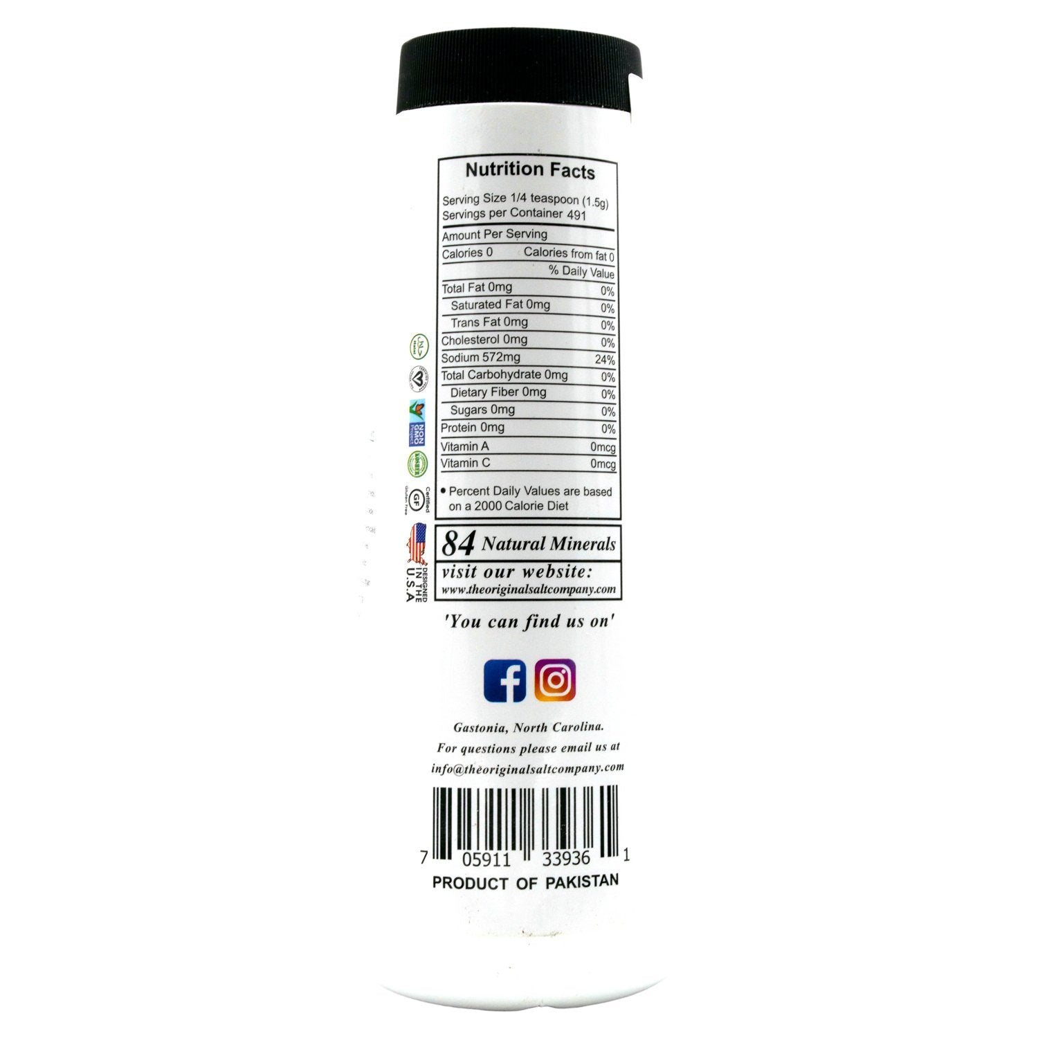 Original Salt The Original Salt Company Himalayan Salt — Snackathon Foods