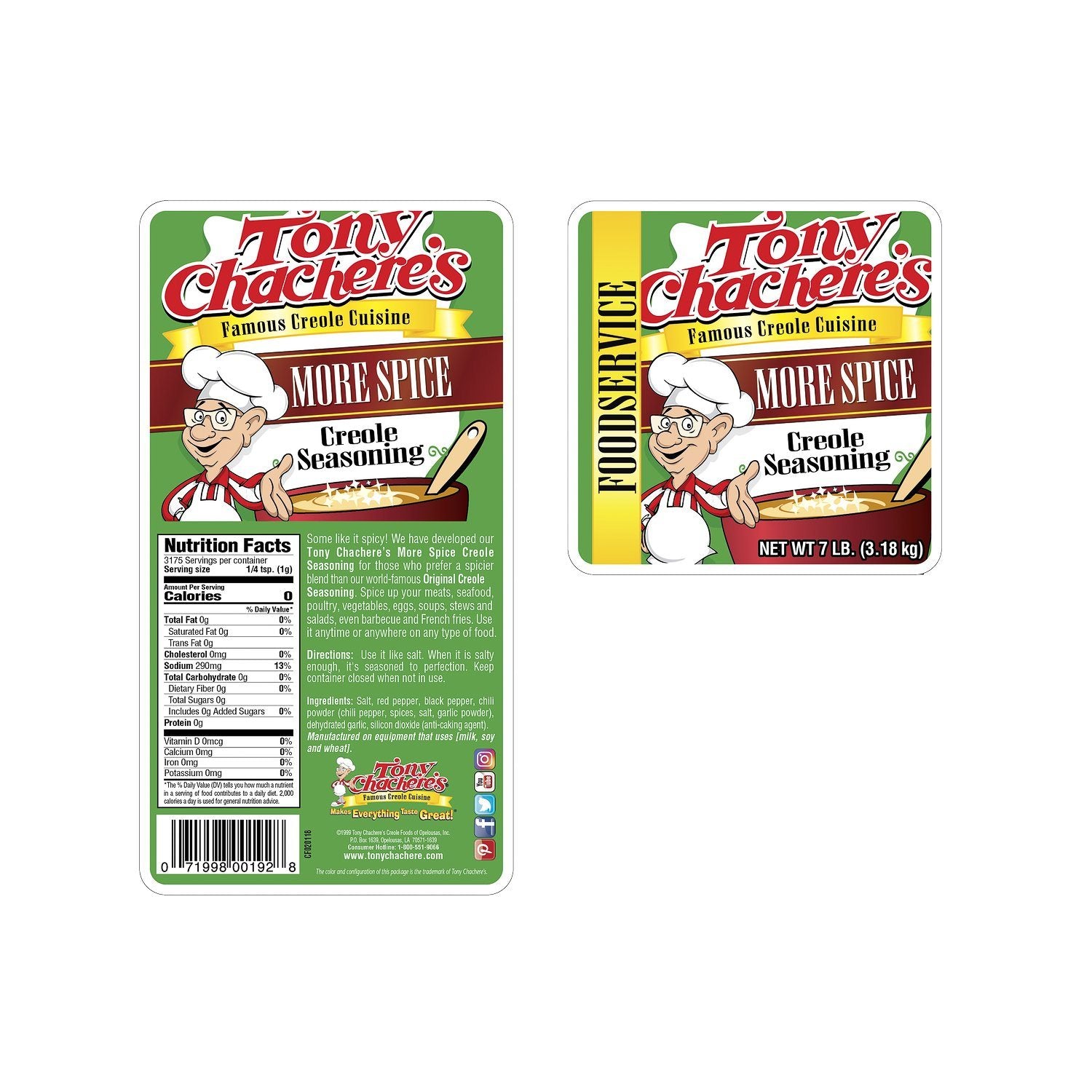 Tony Chachere's Creole Seasonings Tony Chachere's 