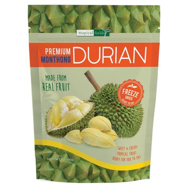 Tropical Fields Freeze-Dried Durian Tropical Fields 3.5 Ounce 