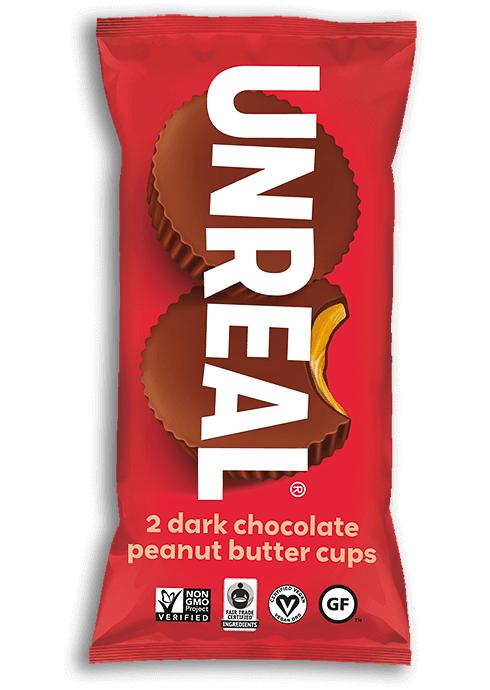 UNREAL Dark Chocolate Butter Cups Meltable UNREAL Peanut Butter 1.1 Ounce 